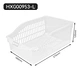 Home Drain Fridge Beverage Vegetable Sauce Organizer Clear Plastic Refrigerator Storage Box